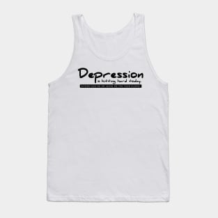 Depression is hitting hard today Tank Top